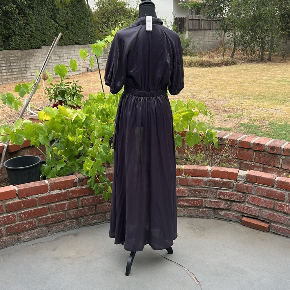 By Anthropologie samant chauhan Chic Black Maxi Dress NEW WITH TAGS - Picture 4 of 16
